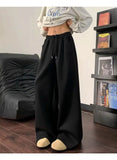 AIDASE  -  Scimitar Trousers Men's Winter Oversize Lazy and Relaxing Pants Straight Wide-leg Pants aidase-shop