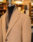 Aidase Winter Wool Blend Overcoat For Men Casual Retro Thick Notched Lapel Long Coat Two Button aidase-shop