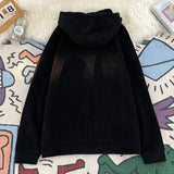AIDASE  -  Heavy Weight Hooded Sweatshirt Men Spring Autumn Trendy Cardigan Autumn Winter Hip Hop Loose Corduroy Jacket Men Aesthetic Chic aidase-shop