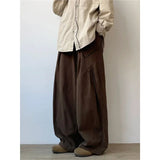 AIDASE  -  Retro Loose Straight Leg Casual Pants Men's Workwear Wide Leg Long Trousers Spring Autumn Japanese Style Casual Pants aidase-shop