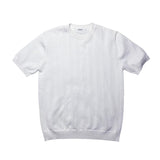 AIDASE  -  Men's Textured Knit Polo - Soft Lounge T-Shirt with Breathable Stretch Fit Modern Crew Neck & Diamond Pattern  Home Casual Style aidase-shop