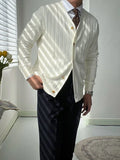 Aidase Black V Neck Men's Clothing White Cardigan Business Knit Sweater Male Blue Japanese Harajuku Fashion Old Mode Korean Wool Cheap