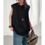 AIDASE  -  Summer Men Trendy Casual Streetwear Oversized Sleeveless T-shirt Youth Y2K Hip Hop Cotton Tank Tops Sports Basketball Vest aidase-shop