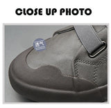 AIDASE  -  Men's Leather Casual Shoes Breathable Trend Pu Leather Men Wear-Resistant Designer Sneakers British Wild Simple Flats BD20245 aidase-shop