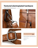 AIDASE  -  Urban Simple Style Large Capacity Soft Leather Handbag Commuter Single Shoulder Crossbody Bag Quality Feel Tote Bag aidase-shop