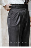 Aidase Lurex Yarn Trousers Pant For Man 2024 Office Trouser Men Business Casual Pant British Social Club Outfits Pantalones Hombre aidase-shop