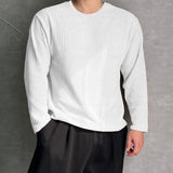 AIDASE  -  Spring And Autumn New 300g Loose Slightly Off Shoulder Long Sleeve Strong Long Sleeve Base Sports Casual Fashion Base Shirt aidase-shop