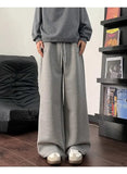 AIDASE  -  Scimitar Trousers Men's Winter Oversize Lazy and Relaxing Pants Straight Wide-leg Pants aidase-shop