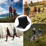 AIDASE  -  6 Pairs/lot Men's Sports Socks Autumn Winter 100% Cotton Running Black Sports Hiking Socks Black White Gray Male Long Tube Socks aidase-shop