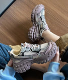 AIDASE  -  Women's Summer New Mesh Breathable Platform Wedge Sneakers Thick Sole Casual Chunky Dad Shoes aidase-shop