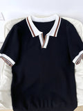 AIDASE  -  Men'S Summer Embroidered Casual Pullover Mens T Shirt Casual Stretch Crewneck Short Sleeve Tees Gym Workout Chemises Hommes aidase-shop
