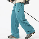 AIDASE  -  Men's Outdoor Hiking Pants Waterproof Quick Dry Wide Leg Cargo Trousers Elastic Waist Drawstring Casual Streetwear Bottoms aidase-shop