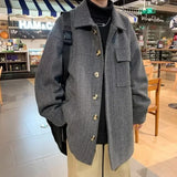 Aidase Men's Overcoat Jackets Windbreaker Trendy Solid Color Male Coats Cold Cheap Clothes Offer Fast Delvery Harajuku Luxury Designer aidase-shop