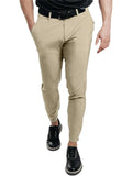 AIDASE  -  Office Business Mens Casual Pants Spring Autumn Stylish Solid Color Elastic Slim Fit Pencil Pants Men Fashion Mid Waist Trousers aidase-shop