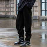 AIDASE  -  Men Irregular Pants Solid Color Joggers Elastic Waist Trousers Men Streetwear INCERUN Loose Fashion Casual Male Long Pants aidase-shop