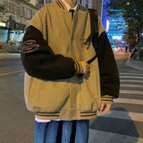 Aidase Baseball Jersey Men's New Oversized Loose Men's Casual Jacket Trendy Cotton Jacket aidase-shop