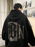 AIDASE  -  New Letter Print Oversized Hoodies For Man High Street Fashion Hooded Sweatshirt Autumn Women's Fleece Y2K Hoodie Clothes aidase-shop