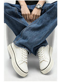 AIDASE  -  Summer New Men's Skate Shoes, Minimalist All-match Canvas Shoes, Breathable Non-slip Wear-resistant Outdoor Casual Sneakers aidase-shop