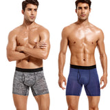 AIDASE  -  5pcs Front opening Boxers man polyester underpants men underwear sexy Men's panties gifts Mens boxer shorts calecon aidase-shop