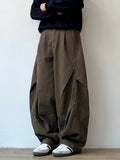 AIDASE  -  Retro Japanese Wide Leg Work Pants Casual Loose Straight Tube Long Pants Men Women Pleated Design Versatile Comfortable aidase-shop