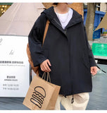 AIDASE  -  Spring jacker Men's Loose Fit Casual Hooded Jacket Outdoor Fashion Coat New Mid-length jacket man aidase-shop
