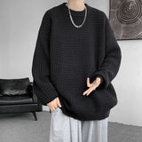 AIDASE  -  New Year Sweaters Korean Fashion O-neck Quality Texture Sweaters Men Autumn Street Wear Mens Knitted Sweater Men Pullovers aidase-shop