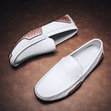 Aidase Genuine Leather Men Loafers New Driving Casual Shoes Luxury Brand Formal Moccasins Italian Comfy Slip on Boat Shoes Men's Shoes aidase-shop