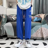 AIDASE  -  Summer Men's Basketball Casual Breathable Shorts High Street Trend Loose Fit Four-Way Stretch Sporty Straight Leg Trousers aidase-shop