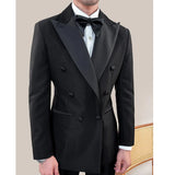 Aidase Italian Vintage Designer Suit Two Piece Wedding Party Suit Groom Banquet Men Slim Costume Homme Mariage Bow Tie Not Included aidase-shop