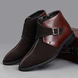 AIDASE  -  Men Business Pointed-toe Ankle Boots for Autumn Winter Side Zippers Casual Comfortable Breathable Fashionable Chelsea Boots Men aidase-shop