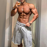 Aidase Mens Casual Sports Shorts Genderless 2024 New Streetwear Fitness Solid Color Loose Simple Comfortable Five-Point Pants Unisex