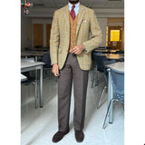 Aidase Fashion Winter Wedding Suits For Men Woolen Groom Wear Slim Fit Notch Lapel Tuxedos Business Office 2 Pcs Jacket Pants aidase-shop