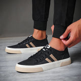 AIDASE  -  New Men's Breathable Canvas Mesh Shoes Korean Version Trend High Quality Board Casual Lace Up Comfortable Sneakers Shoes SS25631 aidase-shop