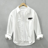 AIDASE  -  Casual Long Sleeve Shirt M2190 Fashionable Embroidery Poster Print Artistic Versatile Trendy Button up Cotton Slim Fit Women's S aidase-shop