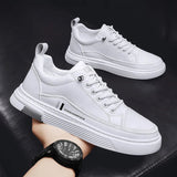 AIDASE  -  Men's Lightweight Shoes Casual Lace-up Thick Bottom Sneakers Anti-slip Comfortable Soft Sole Walking Flats Zapatos De Hombre aidase-shop
