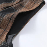 AIDASE  -  Trendy Sleeveless Slim Waistcoats Mens Spring Fashion Lapel Buttoned Plaid Striped Vest Jackets Men Casual Tie-up Suit Coat Male aidase-shop