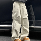 AIDASE  -  Spring Big Pocket Men's Cargo Pants Japanese Y2k Harajuku Loose Straight Wide Leg Trousers Baggy Pants Man Hip Hop Sweatpants aidase-shop