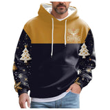 AIDASE  -  Fashion Christmas Print Hoodies Pullover For Men Long Sleeve Casual Warm Sweatshirts Large Sized Work Sport Wears Outdoor aidase-shop