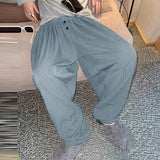 AIDASE  -  Men Striped Pants Joggers Elastic Waist Loose Korean Style Trousers Men Streetwear 2025 Pleated Casual Long Pants S-5XL aidase-shop