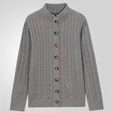 AIDASE  -  Autumn Winter Cardigan Men Knit Sweater Coat Solid Stand Collar Knitted Sweater Jackets Warm Casual Male Knitwear Outwear Jacket aidase-shop
