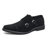 AIDASE  -  Men's Suede Shoes Europe America Anti-skid Flat Shoes Fashionable Loafers Soft Soled Business Dress Casual Leather Shoes 38-46 aidase-shop