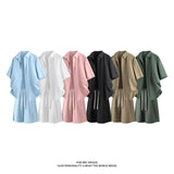 AIDASE  -  Mens Short Sets 2 Piece Outfits Summer Casual Short Sleeve Shirts and Shorts Tracksuit Sets aidase-shop