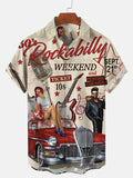 AIDASE  -  New Men's plus size shirt digital printing Hawaiian shirt aidase-shop