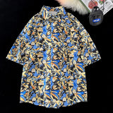 AIDASE  -  Fashion Hawaii Shirt Floral Pattern Trendy Summer Beach Shirts Leightweight Short Sleeve Casual Men Blouses Harajuku Couple Tops aidase-shop