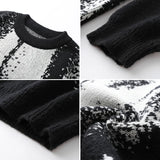 Aidase Winter Sweaters Men Warm Retro Knitted Pullovers Men Oversized Streetwear Loose Long Sleeved Sweaters Mens Jumper Clothes aidase-shop