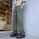 AIDASE  -  American Style Nylon Quick Dry Cargo Pants Thin Ice Silk Men's Summer Trousers Outdoor Waterproof Sports Climbing Pants aidase-shop