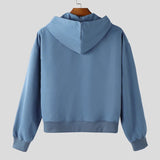 AIDASE  -  Men Hoodies Solid Color Zipper Hooded Long Sleeve Casual Male Sweatshirts Streetwear Spring Fashion Outerwear Men aidase-shop