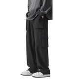 AIDASE  -  Autumn Fashion Brand Korean Edition American Wide Leg Workwear Pants Loose and Handsome Straight Leg Versatile Casual Pants aidase-shop