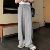 AIDASE  -  Men Pants Solid Color Drawstring Joggers Casual Long Pants Men 2025 Streetwear Loose Workout Fashion Male Trousers S-5XL aidase-shop