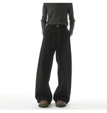 AIDASE  -  Trend New Men Casual Trousers 2025 Autumn Fashion Solid Color Straight-leg All-match Male Pants Loose Menswear Tide 21E7546 aidase-shop